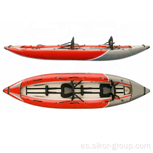 Avanzada de alta calidad Inflable Single Seat Drop aguja kayak kayak plegable inflable individual